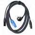 Audio Combi Cable Schuko - XLR F-Powerconnector A - XLR M 5m Audio Combi Cable Schuko - XLR F-Powerconnector A - XLR M 5m